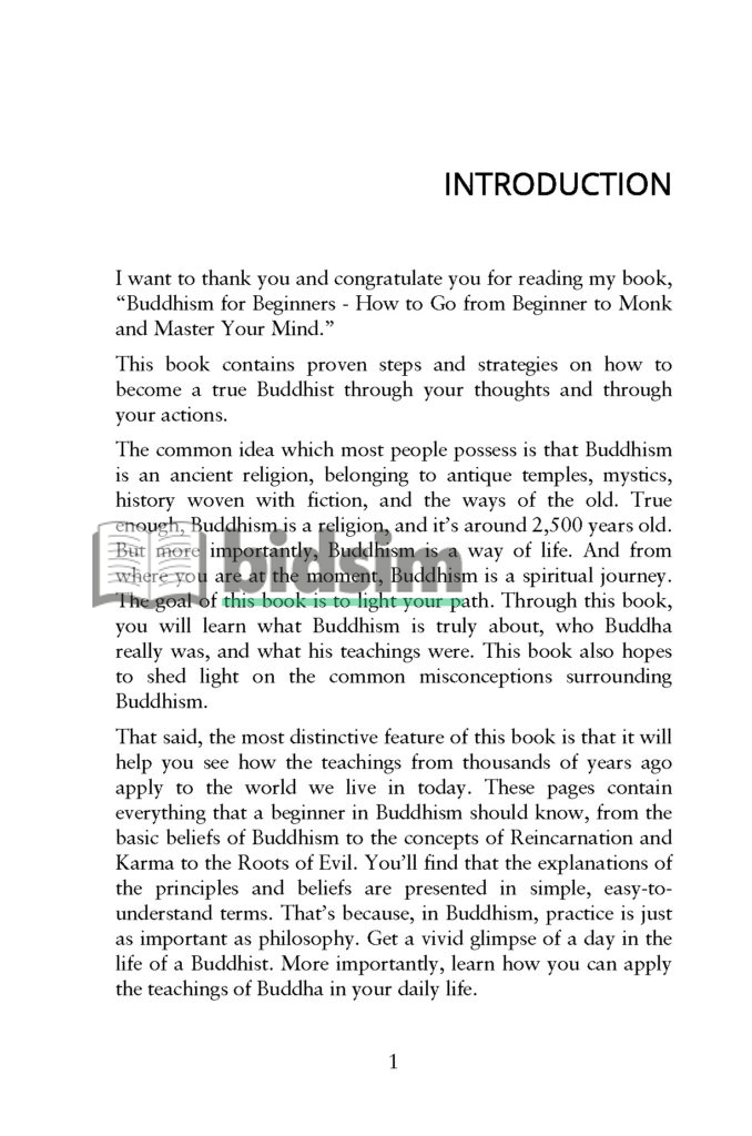 Buddhism for Beginners - Book Layout Design