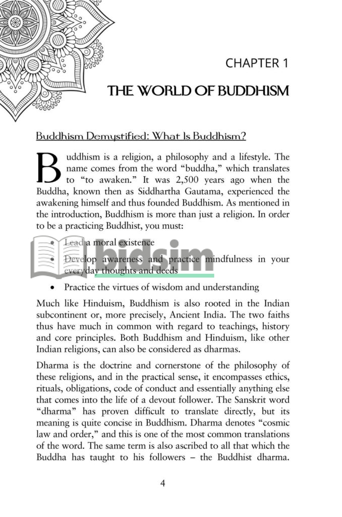 Buddhism for Beginners - Book Layout Design