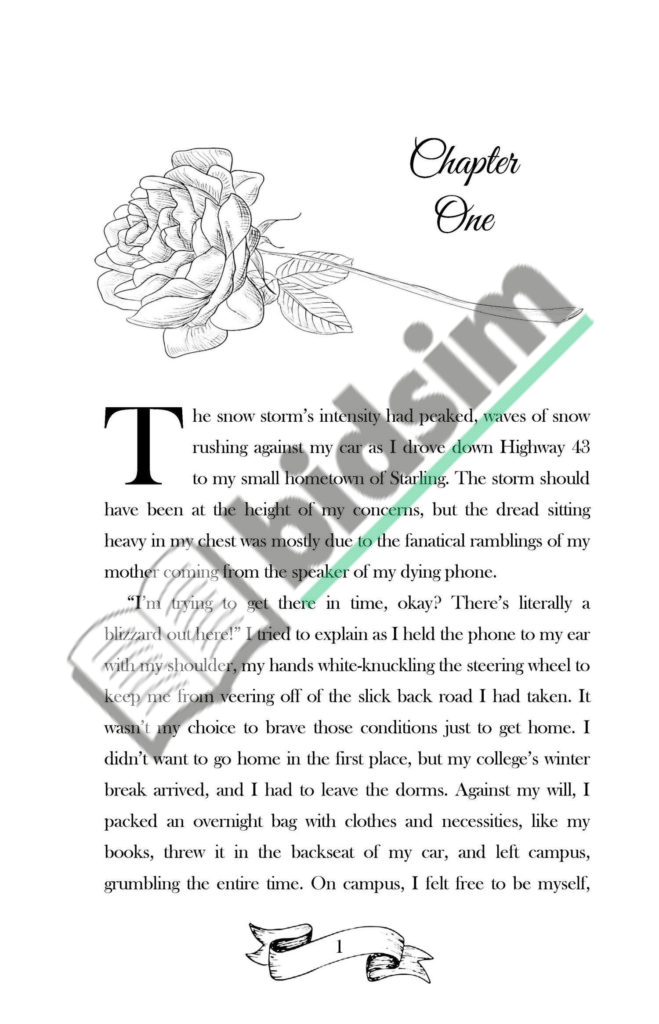 Enchanted book layout design