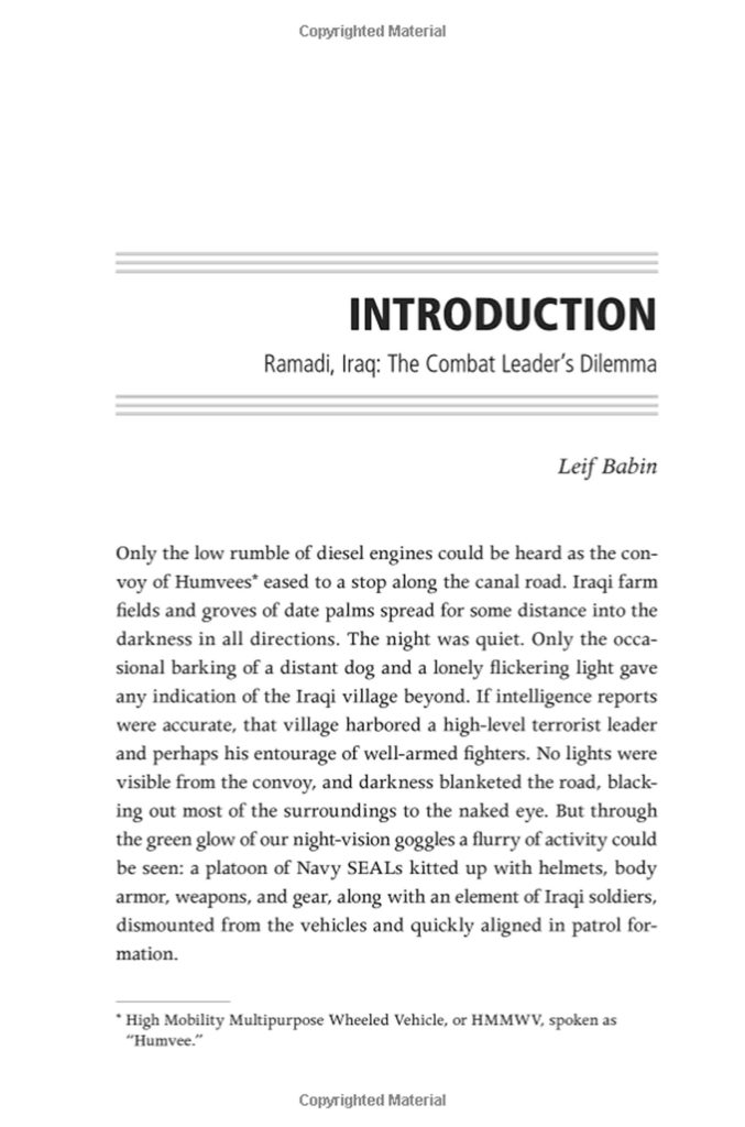 Extreme Ownership Book Layout Design