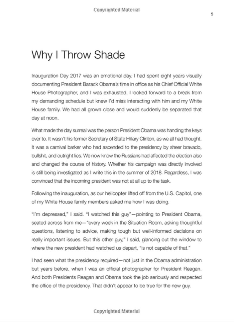 Shade: A Tale of Two Presidents Book Layout Design