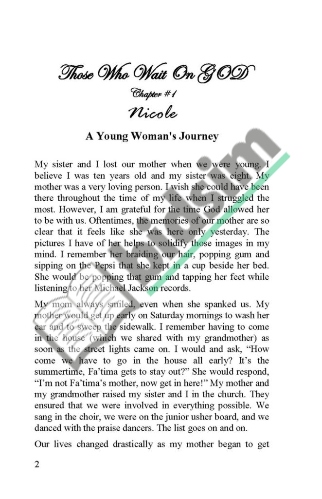 Book Layout Design Sample #6