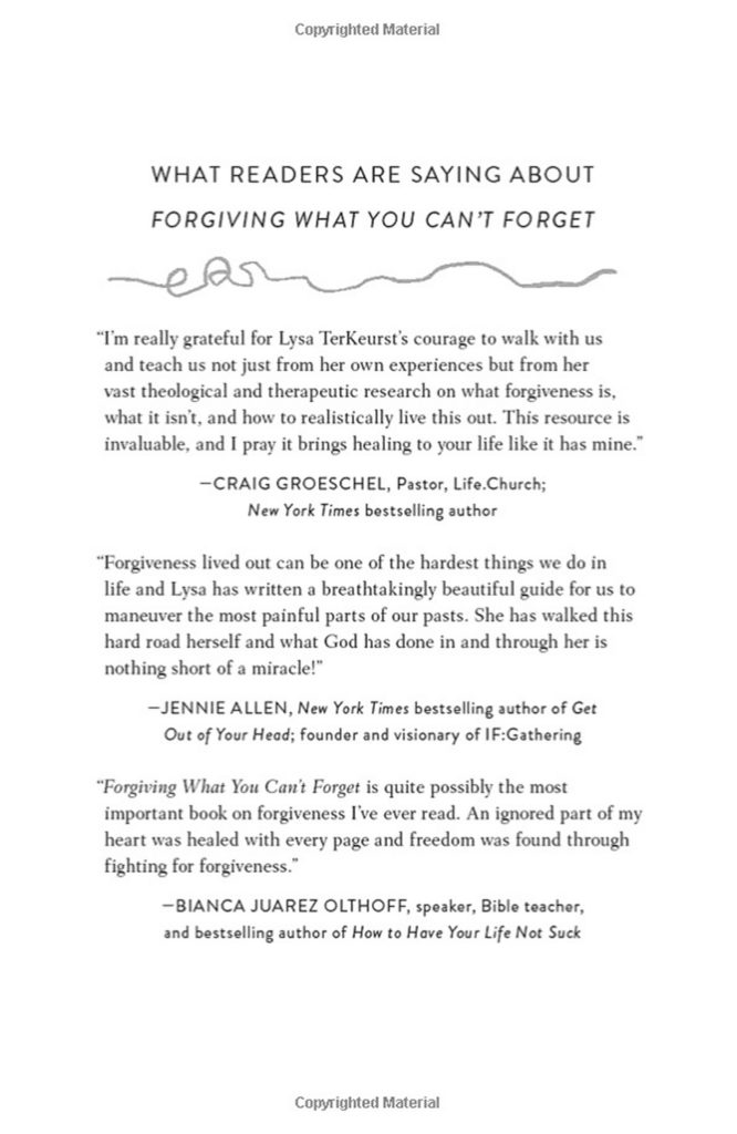 Book Layout Design "Forgiving What You Can't Forget" (PAPERBACK)