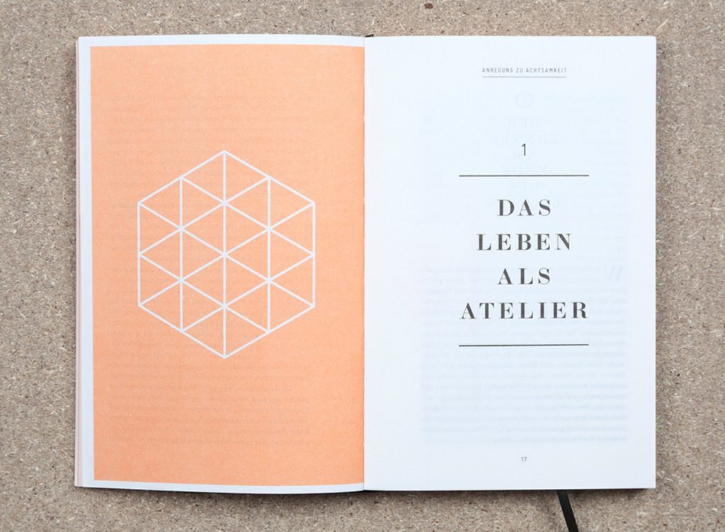 Die Kunst Ein Kreatives Leben zu Führen Book Layout Design