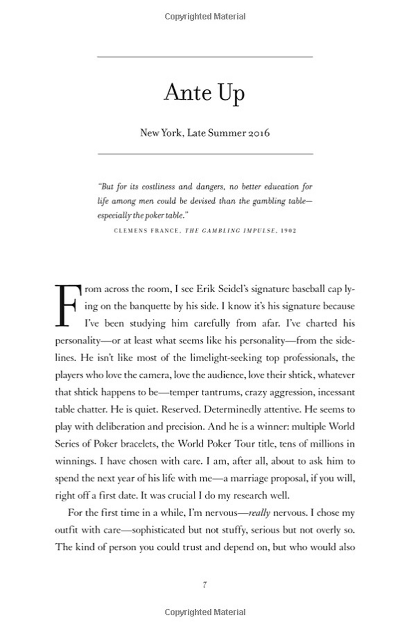 The Biggest Bluff Book Layout Design