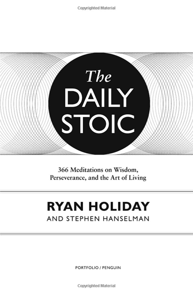 The Daily Stoic Book Layout Design