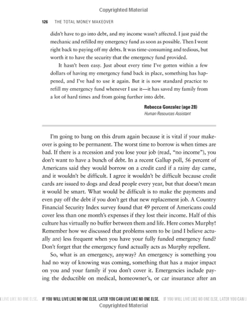 The Total Money Makeover Book Layout Design