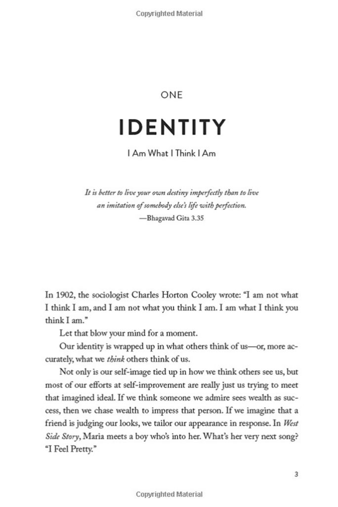 Layout Design of "Think Like a Monk" Paperback Boo