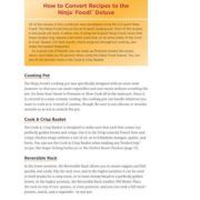 Layout Design of “Ninja Foodi” Cookbook (paperback)