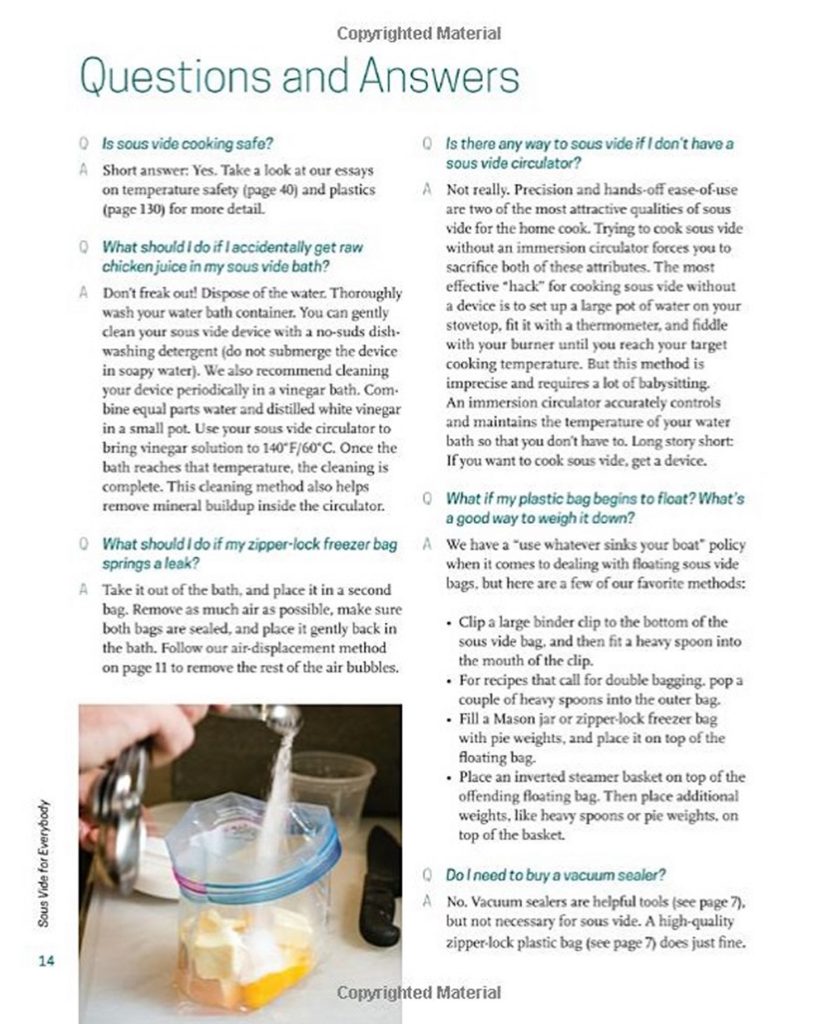 Cookbook Layout Design – “Sous Vide for Everybody” (paperback)