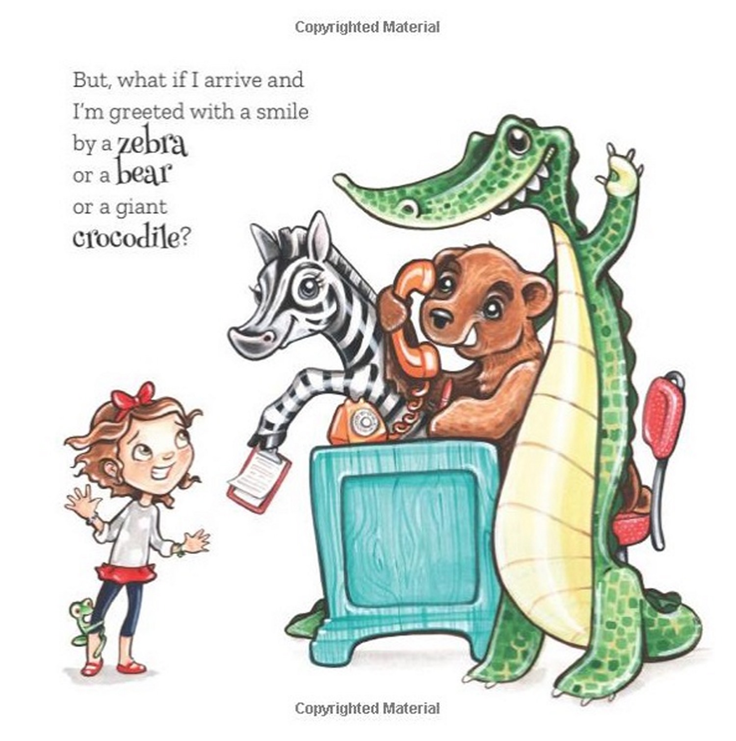 Layout Design of "If The Dentist Were An Animal" Children Book (paperback)