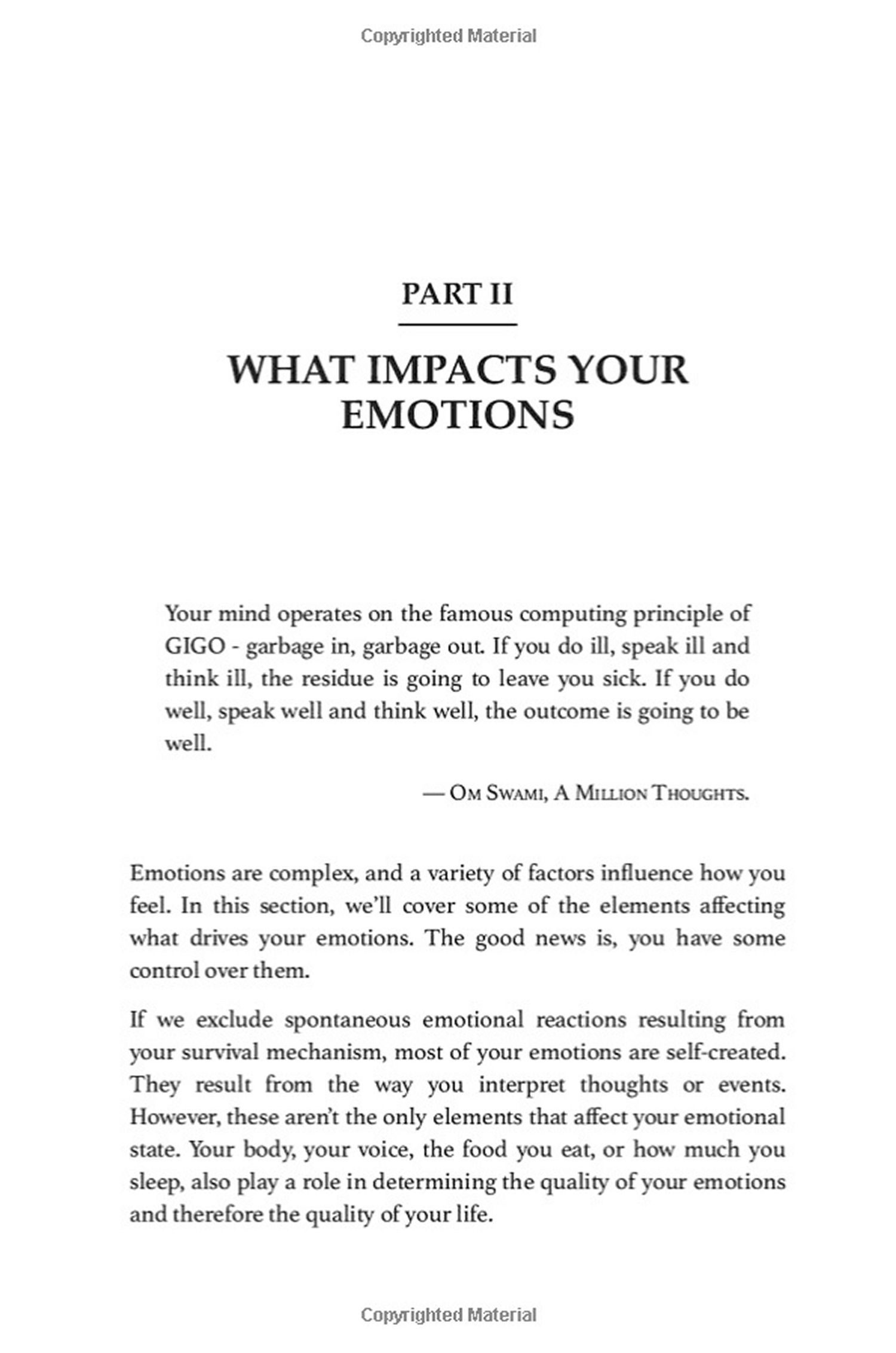 Layout Design of "Master Your Emotions” book (Paperback)